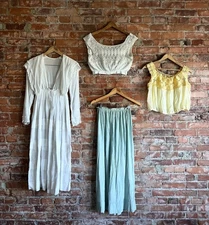 Antique Edwardian Women’s Clothing Lot 4 Pieces, Great Condition, Mixed, As-Is