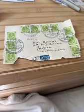 BRD Briefst&uuml;ck 2 Pf Posthorn mehrfach + Notopfer Berlin Sonderstempel D&uuml;lmen