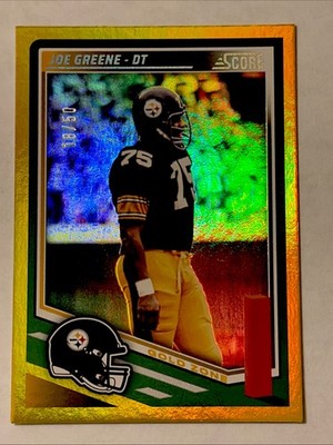 2025 Panini Score  Mean  Joe Greene #8 True Gold Zone / 50  Steel Curtain 