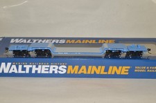 HO scale Walthers Westinghouse 81' 8-axle depressed center flat car WECX 504