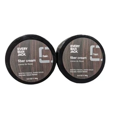 (2) Every Man Jack Hair Fiber Cream Matte Finish Firm Hold 3.4 oz NEW