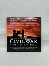 The Civil War by Ken Burns RARE 60 Min Preview PROMO DVD