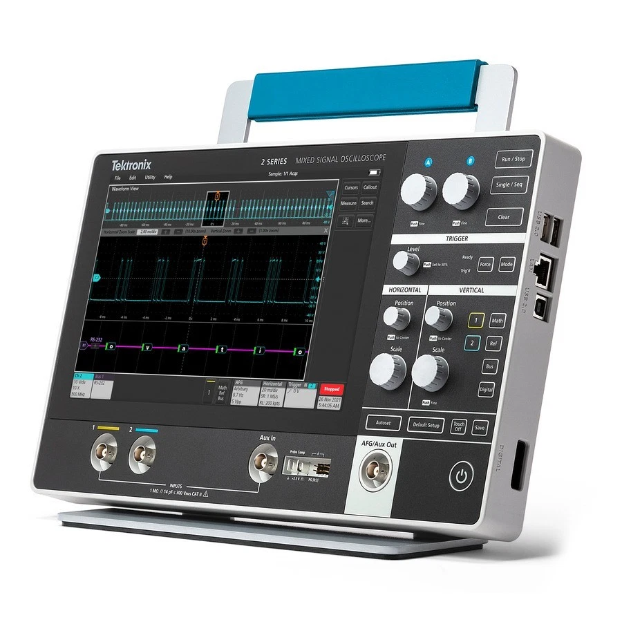 Tektronix MSO22 2-BW-70 MSO Oscilloscope – 70 MHz, 2-Ch, 2.5 GS/s, 10 Mpts - Image 2 of 4