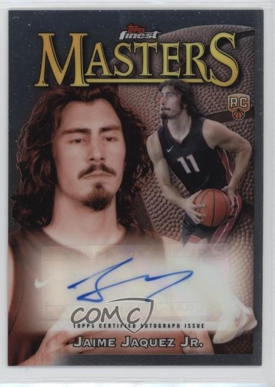 2023-24 Topps Finest Masters Auto Jaime Jaquez Jr #MA-JJ Auto 0nr3
