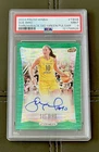 2024 Panini WNBA Prizm Sue Bird Throwback Signatures /25 Auto PSA 9 Green Pulsar