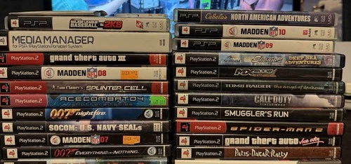 Lot of 25 Playstation 2 PS2 Games in Cases Bulk Wholesale Lot