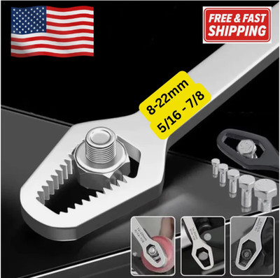 Universal Torx Style Wrench 8-22mm Self-Tightening Spanner Repair Tool 160mm 5/1