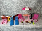 RARE Vintage 1985 Mattel Barbie Pool Party Play Set, Near Complete