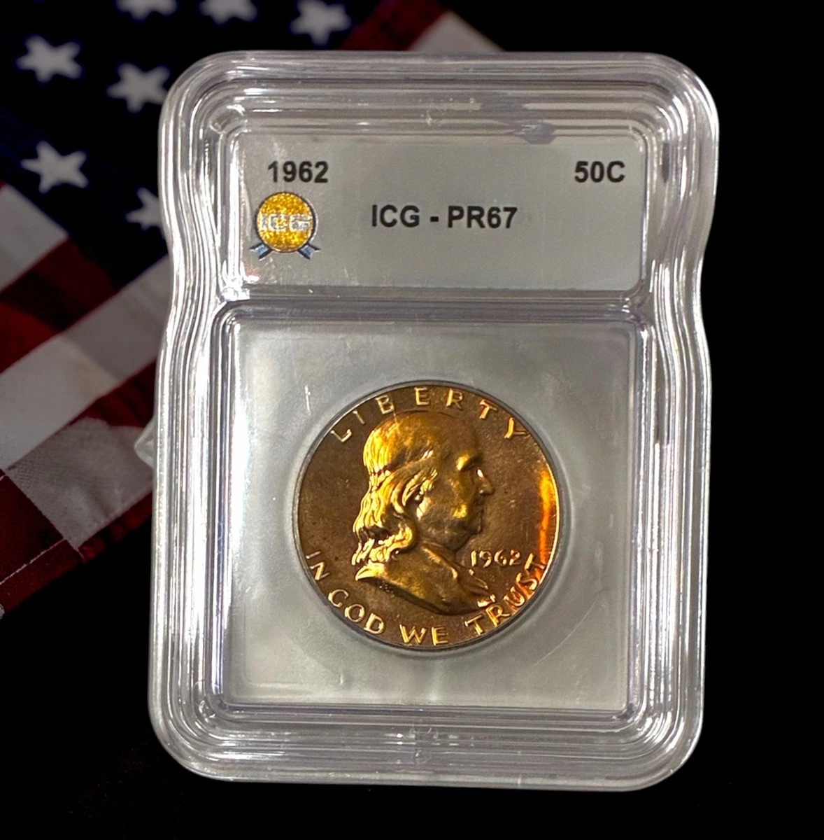 Proof PR 67 Graded 1962 Franklin Half Dollars (1948-1963) for sale