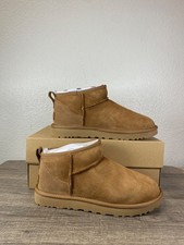 New Authentic UGG Classic Ultra Mini 1116109 Women's Fashion Boots Chestnut