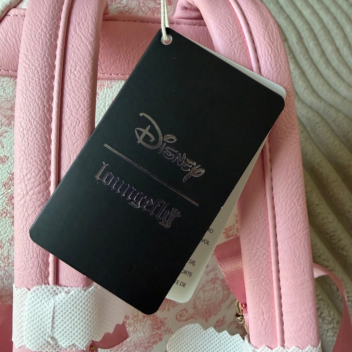 Disney Loungefly Aristocats Marie Pink Toile Mini Backpack New NWT $_57.PNG?set_id=880000500F main image 4