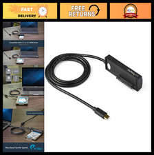 SATA to USB-C Cable Adapter, 10Gbps External Converter for 2.5"/3.5" SSD/HDD Dat