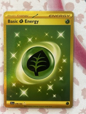 Basic Grass Energy 278/193 Hyper Gold Rare Paldea Evolved POKEMON TCG PAL ENG