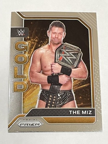 The Miz #5 2022 Panini Prizm WWE Gold card