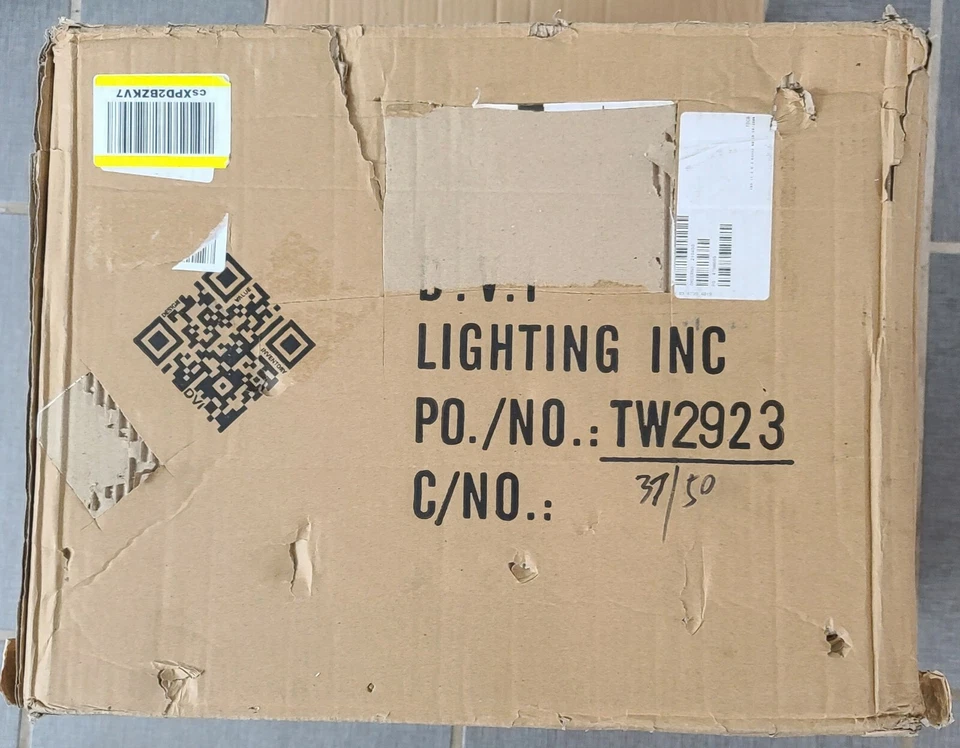 Lámpara Colgante DVI Lighting DVP6305GR-CRY con Cristales Transparentes Tonos Grafito Foto 3 de 4