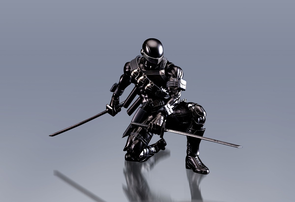 ミリタリー Snake eyes Flame Toys Flame Toys Furai Model G.I. Joe Snake Eyes Model Kit USA