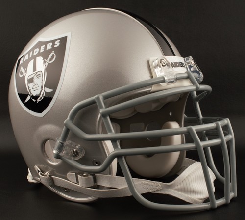 KHALIL MACK OAKLAND RAIDERS Schutt ROPO-DW Football Helmet FACEMASK NFL - GRAY - Picture 3 of 4