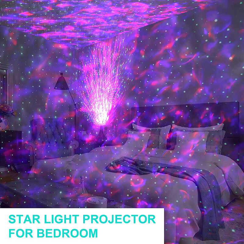 LED Night Light Galaxy Starry Projector Ocean Star Sky Party Kids Room