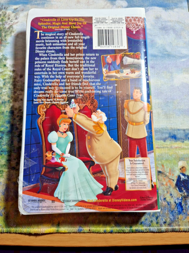 Walt Disney's Cinderella II (2): Dreams Come True (VHS, 2002) - BRAND NEW SEALED - Foto 2 di 3