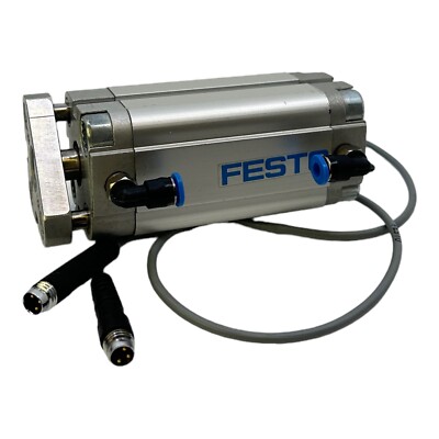 Festo ADVUL-25-50-PA 156873 + 2x 150857 compact cylinders with sensors max. 10 bar