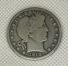 1912 Barber Quarter Good 4