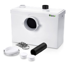 Sanigo 600W Broyeur Sanitaire 200L/min Pompe de Relevage 10m 3/1 WC Evier
