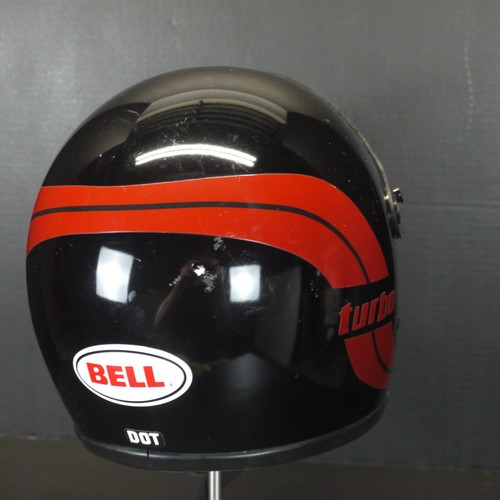 Seltener BELL Vintage Turbo Sport Helm Größe 7 3/8" 59 Motorrad Integralhelm RAD - Bild 13 von 21