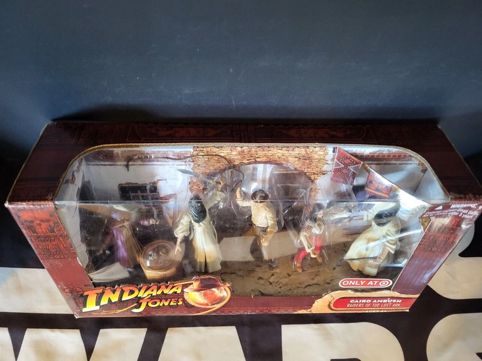 Cairo Ambush Target INDIANA JONES Raiders of the Los Ark Sin usar, en caja NUEVO Foto 2 de 4