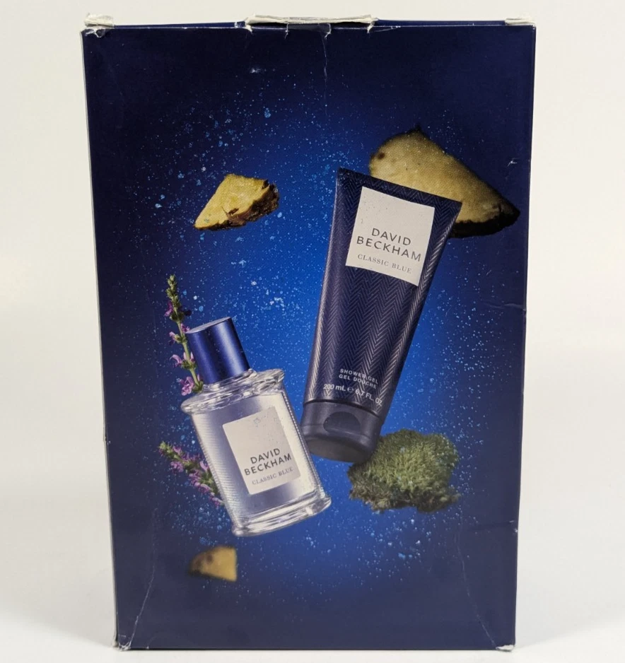 Juego de eau de toilette azul clásico para hombre David Beckham 1,6 oz y gel de ducha 6,7 oz Foto 3 de 4