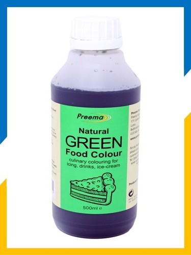 Food Colouring 6 x 500 ml Preema -Allergen free -Halal - Vegetarian -UK seller - Picture 4 of 6