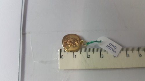 Colgante-Medalla Sagrada Madonna En Oro Amarillo 18KT 0,9 Gramos (5798) - Imagen 6 de 7