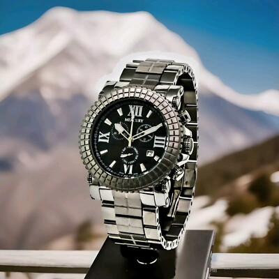 Swiss Made Chronograph Mercury 44mm Ronda  Quartzwerk  mit Restgarantie 