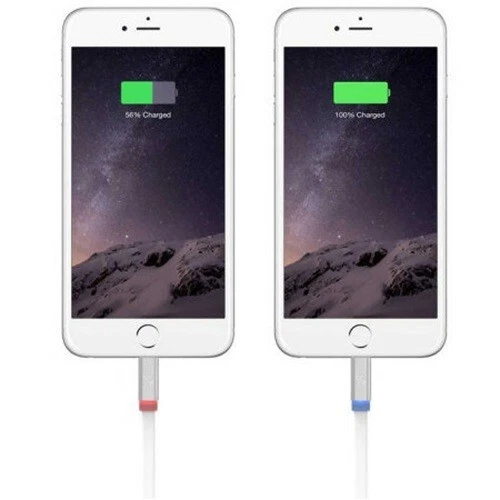 Scosche Flat Out LED Indicator Cable 1.8M 6ft for iPhone SE 2 SE 3 13 12 11 XR - Image 3 of 3