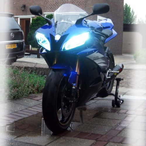 Set Of 4 H7 LED Headlight Bulbs - 6500K Cold White, For Honda CBR1000RR & CBR600RR 10 thumbnail image