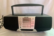 Sony CFD-S39 Stereo Cassette Recorder CD Player AM/ FM Mega Bass Tested Works