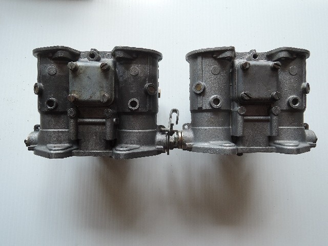 WEBER Bologna Italy 40DCOE2 Used PAIR of CARBURETORS Alfa Romeo BMW Lotus