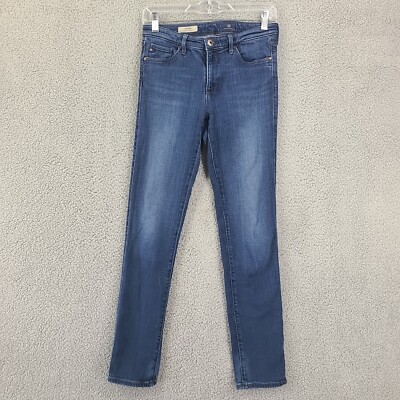 ag prima mid rise ankle cigarette jeans Womens Cielo 37 1 2 in Inseam AG Adriano Goldschmied The Prima
