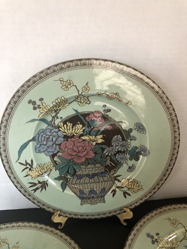 Vintage Royal Staffordshire Pottery, Clarice Cliff, Ophelia 3 Dinner Plates - Picture 3 of 12