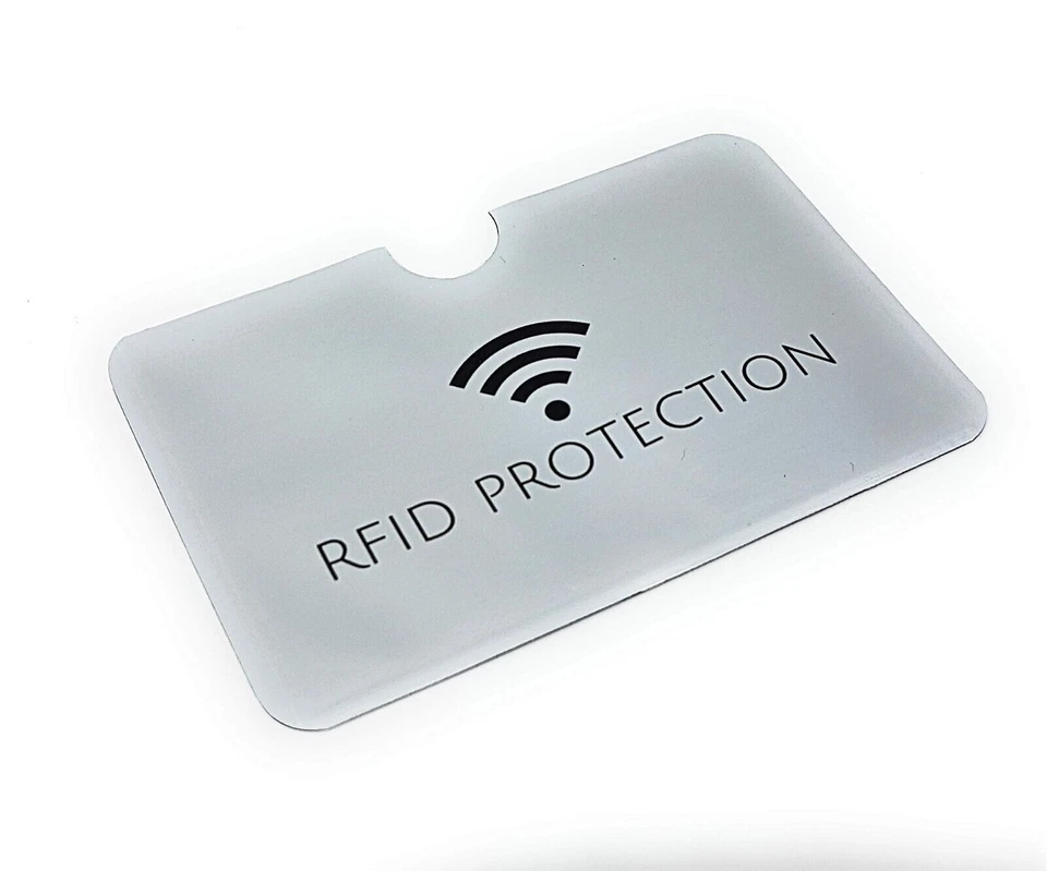 Bank Card Blocking Contactless Debit Credit Protector Sleeve RFID Wallet Case