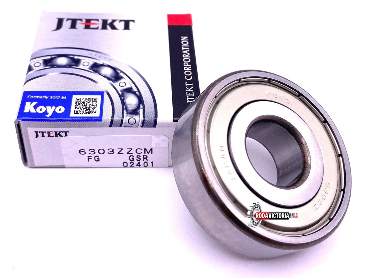 KOYO JAPAN 6303 ZZ C3 DEEP GROOVE BALL BEARING, METAL SHIELDED