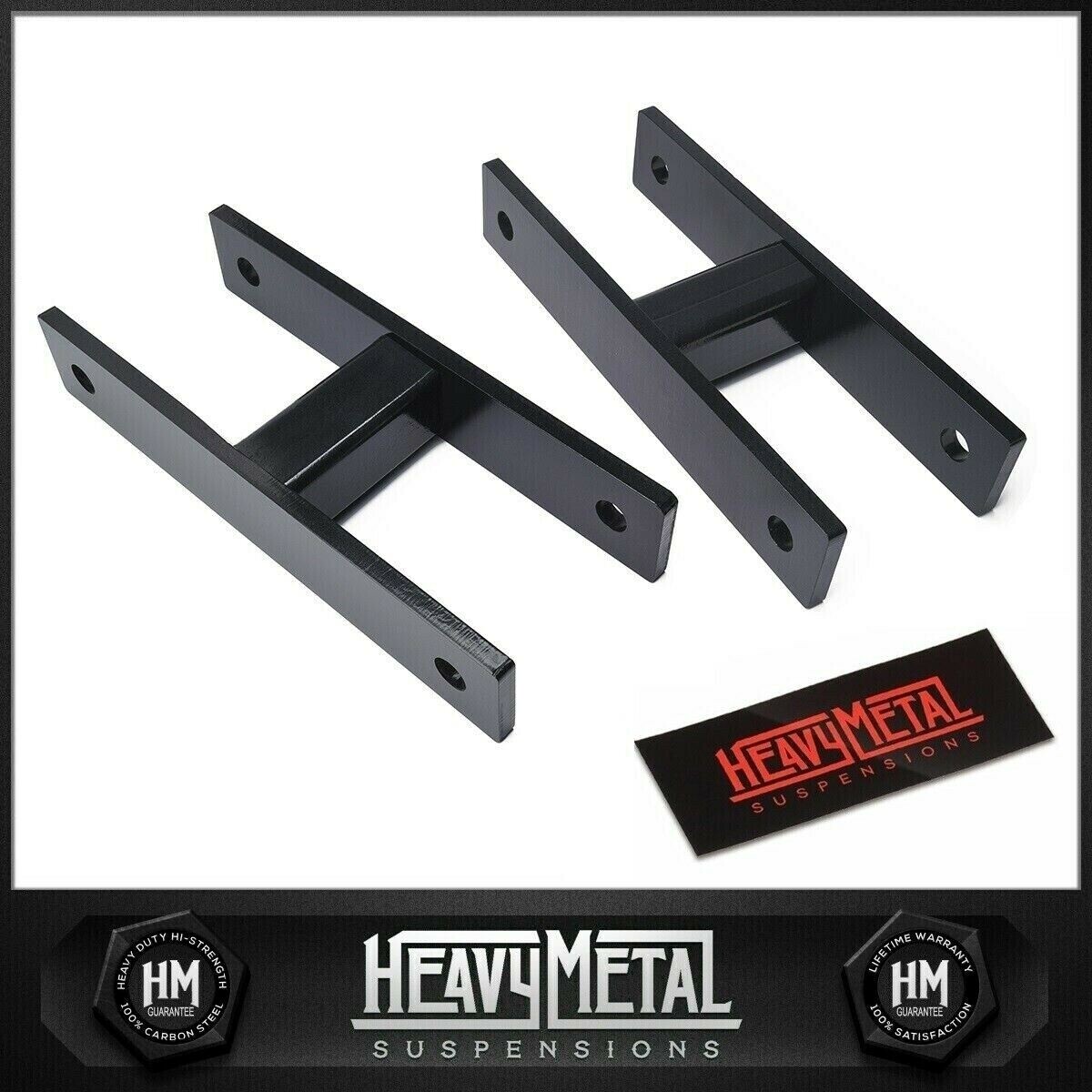 2" Fr Steel Shackles Pair Lift Kit For 9904 Ford F250 F350 Super Duty 4X4 eBay