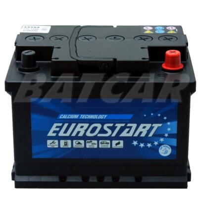 Autobatterie-Starterbatterie EUROSTART 12V 55Ah Alfa Romeo Mito 1.4 Turbo 147