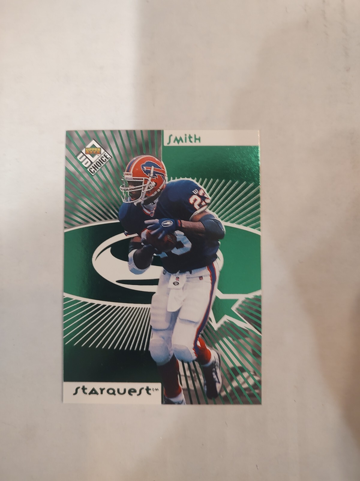 1998 Ud Choice Starquest Green Antowain Smith #23 (PWE)
