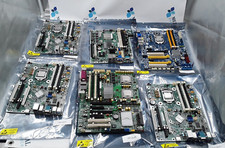 Lot of 7 CPU Processors Intel Core/Xeon and AMD Athlon on 6 HP Motherboards