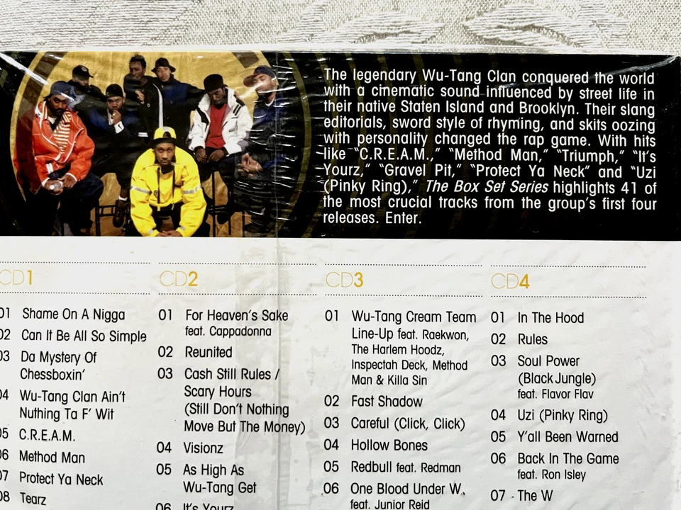 WU-TANG CLAN - THE BOX SET SERIES (4CD, Best of, Greatest Hits, 41 tracks!!) NEW - Image 3 of 3