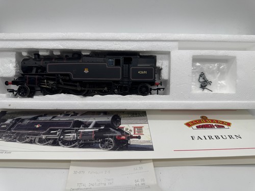 Bachmann 32-878 Class 4MT Fairburn 2-6-4 Tank 42691 BR Black Tested Boxed - Foto 2 di 20