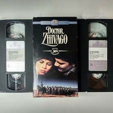 Doctor Zhivago (VHS, 1988, 2-Tape Set) Omar Sharif, Julie Christie