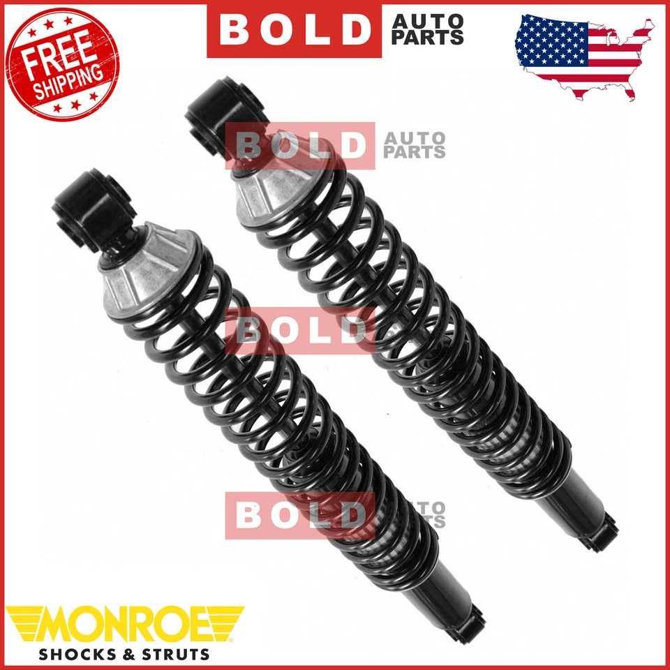 Комплект из 2 задних амортизаторов и пружин с регулировкой нагрузки MONROE для Chevy GMC Cadillac - Изображение 2 из 4