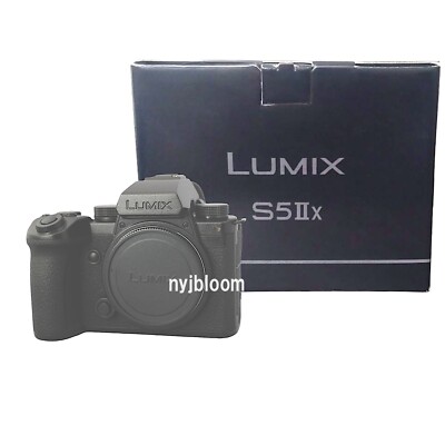 New Panasonic Lumix S5 IIX Mirrorless Camera Body L-Mount Full