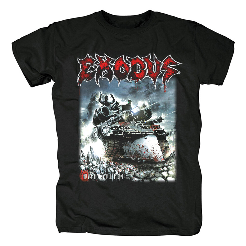 Exodus Band Shovel Headed Kill Machine BLack Unisex S-234Xl Exodus Band Shovel Headed Kill Machine BLack Unisex S-234Xl